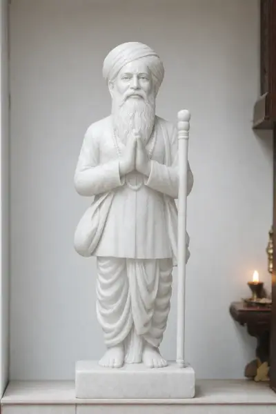 Custom Made Jalaram Bapa Marble Murti