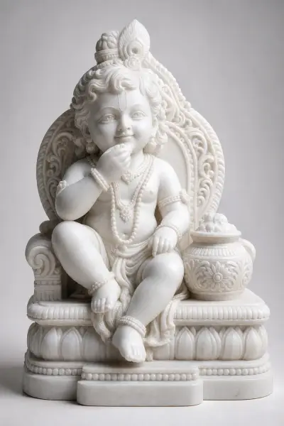 Marble Krishna Murtis for Janmashtami