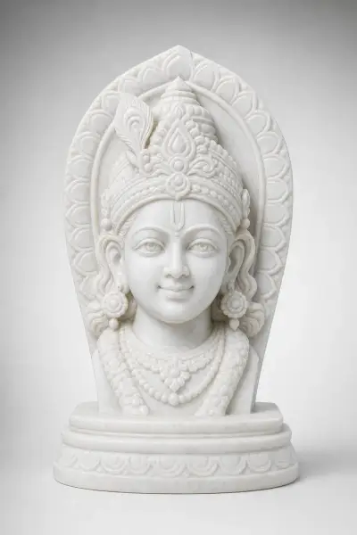 Custom Made Khatu Shyam Ji Statues in Marble Stone